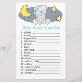 Teddy beer Baby word scramble game (Voorkant)