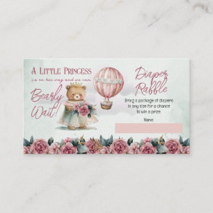 Teddy beer ballonnen meisje Barly Wachten Luier Ra Informatiekaartje