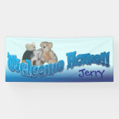 teddy beer banner welkom thuis (Horizontaal)