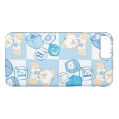 Teddy beer gecontroleerd patroon Case-Mate iPhone case (Achterkant (Horizontaal))