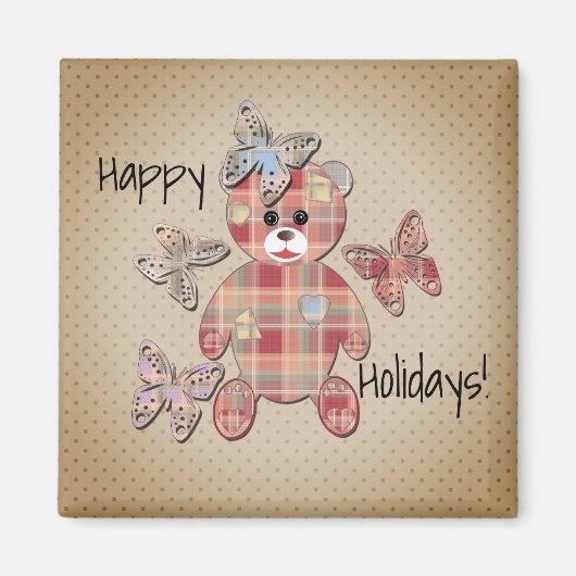 Teddy beer magneet (Voorkant)