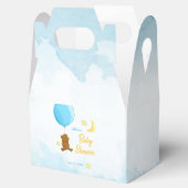 Teddy beer met ballonbaby shower bedankdoosjes (Geopend)
