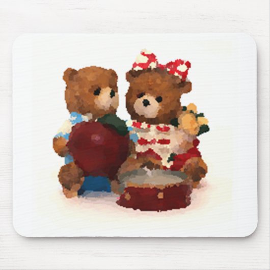 Teddy beer muismat (Voorkant)