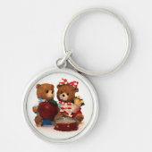 Teddy beer pair sleutelhanger (Voorkant)