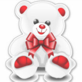 Teddy beer sticker (Voorkant)