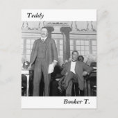 Teddy & Booker T., begin jaren 1900 Briefkaart (Voorkant)