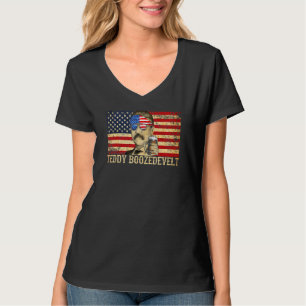 Teddy Boozedevelopment Theodore Roosevelt 4 juli a T-shirt