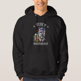 Teddy Boozedevelopment Theodore Roosevelt 4 juli m Hoodie