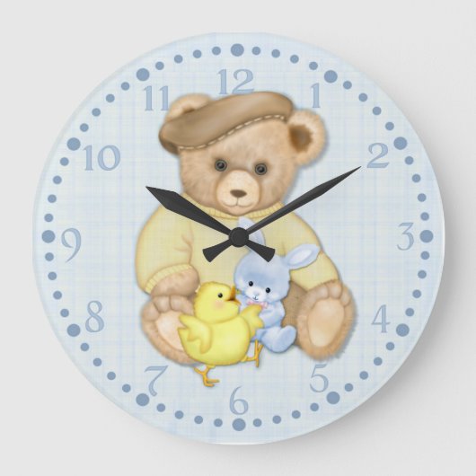 Teddy Boy Easter Grote Klok (Voorkant)