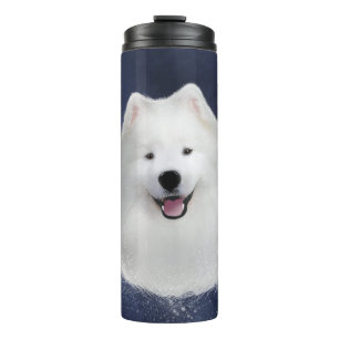 Teddy de Samojeed Thermosbeker