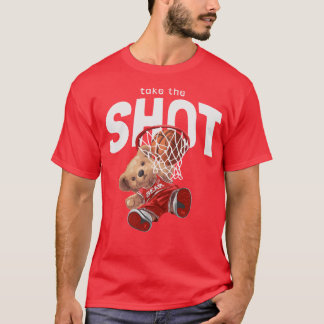 Teddy Dunking in Style T-shirt