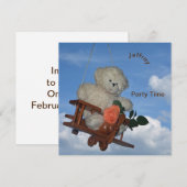 Teddy en voyage - Carte (Devant / Derrière)