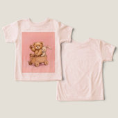 Teddy et Rabbit dans un panier (Design Recto & Verso)