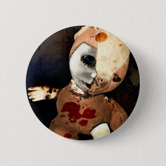 Teddy Freak Ronde Button 5,7 Cm (Voorkant)
