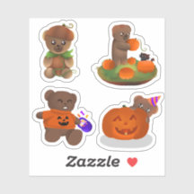 Teddy Halloween Collectie - Stickerpakket