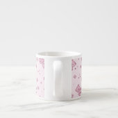 Teddy heeft achtergrond Roze Espresso Kop (Achterkant)