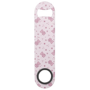Teddy heeft achtergrond Roze Speed Flessenopener