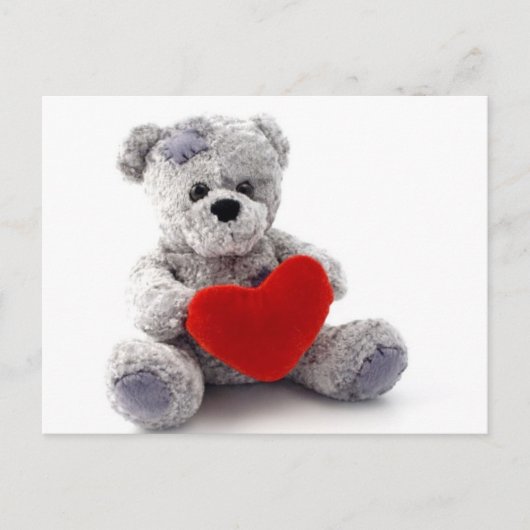 Teddy-liefde Briefkaart (Voorkant)
