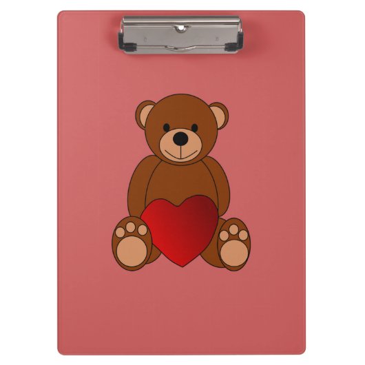 Teddy Love Klembord (Voorkant)