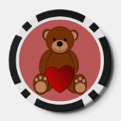 Teddy Love Pokerchips (Achterkant)
