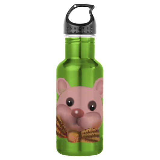 teddy met lint waterfles (Voorkant)