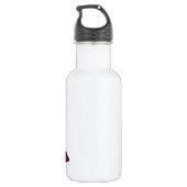 Teddy met Stropdas grafische kaart Waterfles (Achterkant)