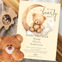 Teddy Moon-Baby shower