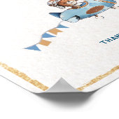 Teddy On peut attendre Cartes et Cadeaux Poster (Coin)