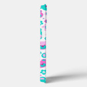 Teddy ours fleurs coque ipad aqua rose (Verso / Droite)
