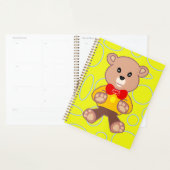 Teddy Ours Jaune Géométrique (Devant avec enveloppe)