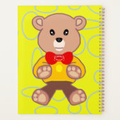 Teddy Ours Jaune Géométrique (Dos)