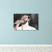 Teddy Pendergrass Canvas Afdruk (Insitu (Houten vloer))