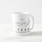 Teddy peptide nom mug (Devant droit)