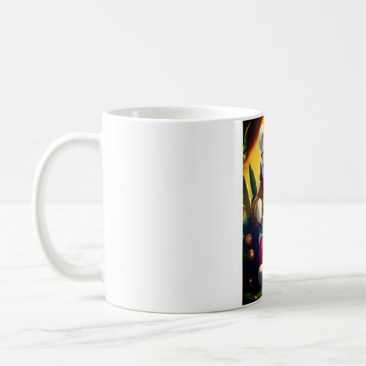 Teddy Père Noël Graphic Mug (Gauche)