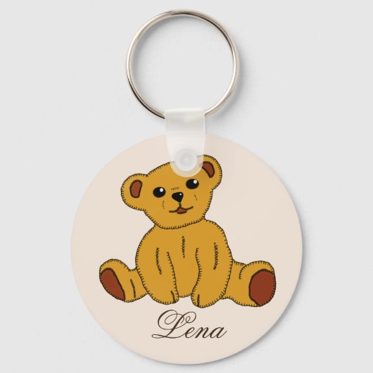 Teddy, personalisiert sleutelhanger (Voorkant)
