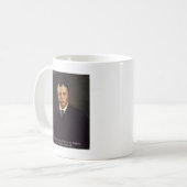 Teddy Roosevelt "Believe in Self" Citaat Gifts/T - Koffiemok (Voorkant links)