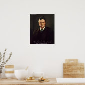 Teddy Roosevelt "Croyez En Moi" Citation Affiches (Cuisine)