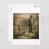 Teddy Roosevelt Glacier Point Yosemite Valley Briefkaart (Voorkant / Achterkant)
