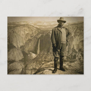 Teddy Roosevelt Glacier Point Yosemite Valley Briefkaart