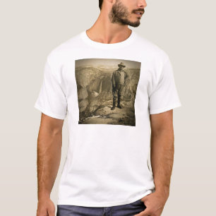 Teddy Roosevelt Glacier Point Yosemite Valley T-shirt