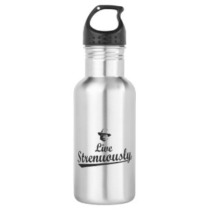 Teddy Roosevelt leeft sterk Waterfles