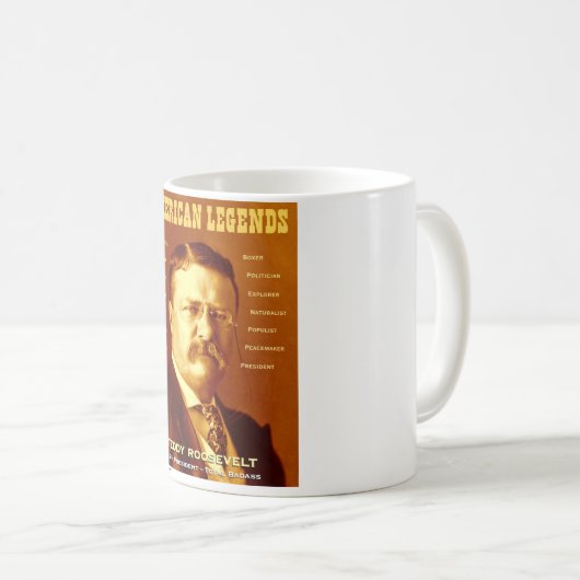 Teddy Roosevelt Mug 11oz (Devant droit)