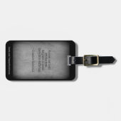 Teddy Roosevelt Quote - Afwezigheid en dood Bagagelabel (Voorkant horizontaal)