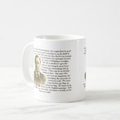 Teddy Roosevelt Quote Koffiemok (Voorkant links)