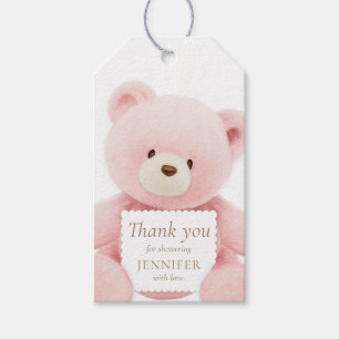 Teddy rose Merci Ours Favoriser les étiquettes cad