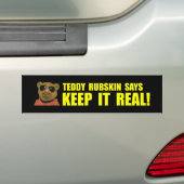 Teddy Rubskin 1st Bumper Bumpersticker (Op auto)