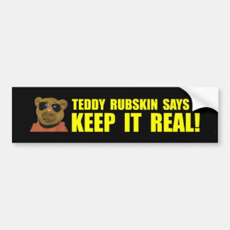 Teddy Rubskin 1st Bumper Bumpersticker