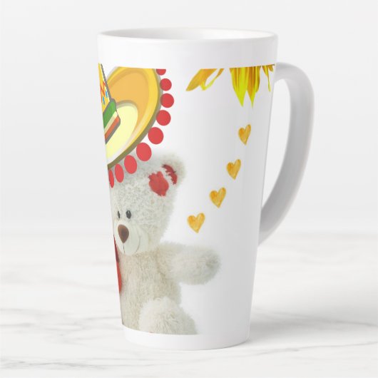 Teddy Teddy Bear Latte Mug (Angle droit)
