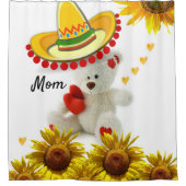 Teddy Teddy Teddy Tournesol rideau de douche (Devant)