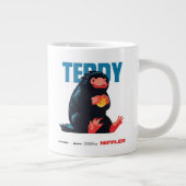 Teddy Vintage Graphic Extra Grote Beker (Rechts)